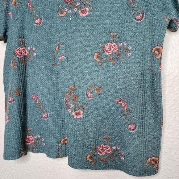 Torrid Classic Fit Waffle Crew Neck Raglan Short Sleeve Tee Women's Size 2X - Picture 6 of 7